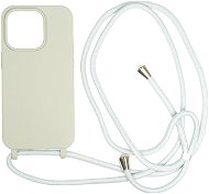 Mobile Origin Lanyard Case Light Grey iPhone 14 Pro - Handyhülle