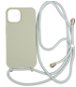 Mobile Origin Lanyard Case Light Grey iPhone 15 tok - Telefon tok