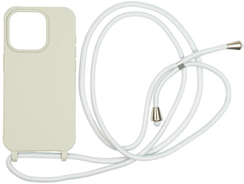 Mobile Origin Lanyard Case Light Grey iPhone 15 Pro - Phone Cover - Main image