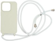 Mobile Origin Lanyard Case Light Grey iPhone 15 Pro - Kryt na mobil