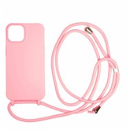 Mobile Origin Lanyard Case Pink iPhone 14 tok - Telefon tok