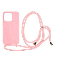 Mobile Origin Lanyard Case Pink iPhone 14 Pro tok - Telefon tok