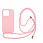 Mobile Origin Lanyard Case Pink iPhone 15 Pro tok - Telefon tok