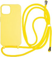 Mobile Origin Lanyard Case Yellow iPhone 14 - Kryt na mobil