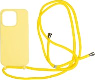 Mobile Origin Lanyard Case Yellow iPhone 14 Pro tok - Telefon tok