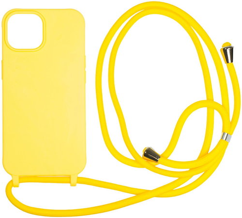 Mobile Origin Lanyard Case Yellow iPhone 15 - Handyhülle - Hauptbild