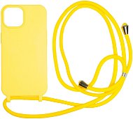 Mobile Origin Lanyard Case Yellow iPhone 15 - Handyhülle