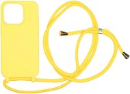 Mobile Origin Lanyard Case Yellow iPhone 15 Pro - Handyhülle