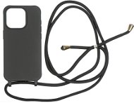 Mobile Origin Lanyard Case Black iPhone 15 Pro - Kryt na mobil
