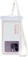 Vízálló tok Mobile Origin Waterproof Floating Case 6.5" White/Orange tok - Vodotěsné pouzdro