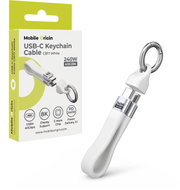 Mobile Origin 240W 40Gbps 8K USB-C Keychain Cable CB17 White - Data Cable