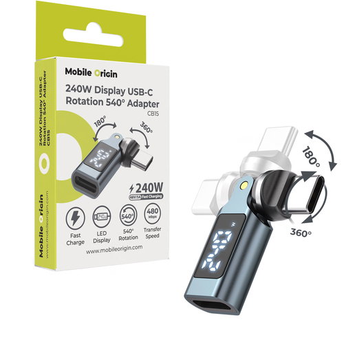 Mobile Origin 240W Display USB-C Rotation 540° Adapter CB15 - USB Adapter - Main image