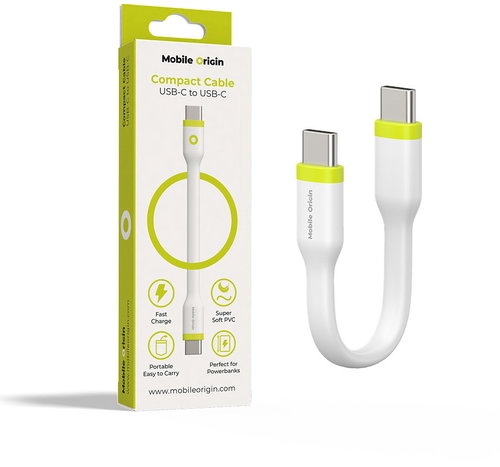 Mobile Origin Compact Cable USB-C to USB-C White - Datenkabel - Hauptbild