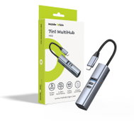 Mobile Origin 7in1 MultiHub HB2 - 3x USB-C, USB-A, HDMI, TF/SD Cards, USB-C Cable - USB Hub
