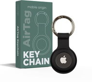 Mobile Origin Airtag KeyChain, black - AirTag klíčenka