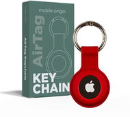 Mobile Origin Airtag KeyChain, red - AirTag klíčenka