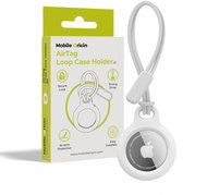 Mobile Origin Airtag Loop Case Holder A1 White - AirTag Case