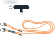 Mobile Origin Lanyard Rope 6mm Peach Fuzz 82 - 163cm - Šňůrka na telefon