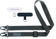 Mobile Origin Lanyard Tape 25mm Black 84 - 165cm - Phone Lanyard