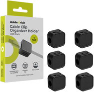 Mobile Origin Cable Cord Organiser Holder CB8 Black - Cable Organiser