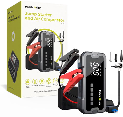 Mobile Origin JumpStarter And Air Compressor CA1 Main image Mobile Origin JumpStarter And Air Compressor CA1 - Compressor Combo Kit - Main image