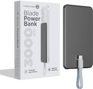 Powerbanka Mobile Origin Blade PowerBank 3000mAh Grey - Powerbanka