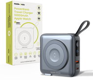 Mobile Origin Powerbank & Travel Charger Lightning/USB-C Cable MagSafe/AW/iPhone Compatible Grey - Power Bank