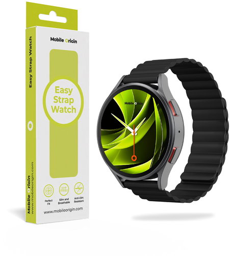 Mobile Origin Easy Strap Magnetic 20 mm Quick Release Black - Smartwatch-Armband - Hauptbild
