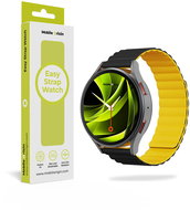 Mobile Origin Easy Strap Magnetic 20mm Quick Release Black Yellow - Watch Strap