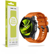 Mobile Origin Easy Strap Silicone for Garmin, 20mm Orange - Watch Strap