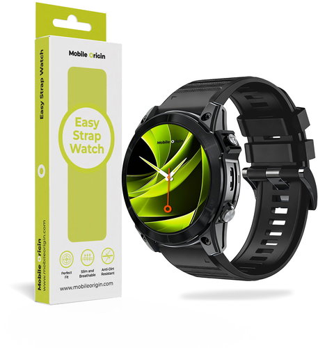 Mobile Origin Easy Strap Quick Fit for Garmin, 22mm Black - Smartwatch-Armband - Hauptbild