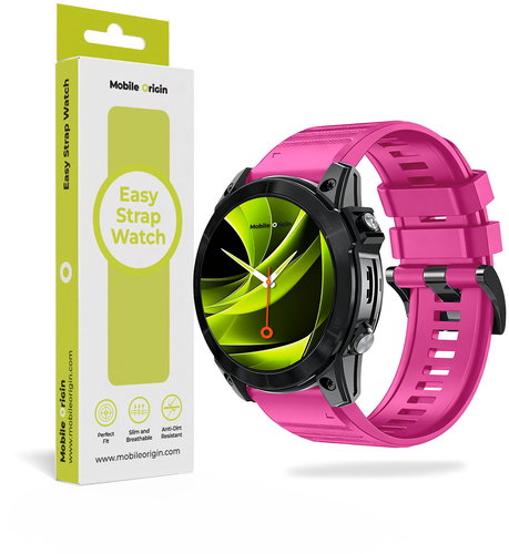 Mobile Origin Easy Strap Quick Fit for Garmin, 22mm Pink - Smartwatch-Armband - Hauptbild