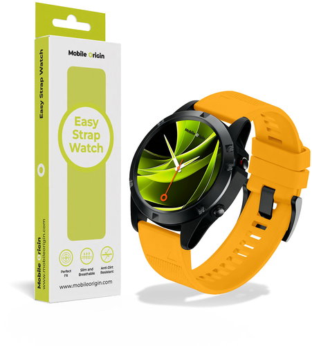 Mobile Origin Easy Strap Quick Fit for Garmin, 22mm Yellow - Smartwatch-Armband - Hauptbild