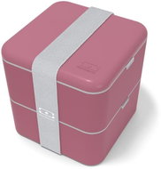 MonBento Snack box Square, pink - Lunch Box