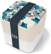 MonBento Snack Box Square Onyx Blue Wax - Lunch Box