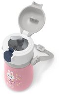 MonBento Baby thermo mug Stram Rose Bunny, pink - Thermal Mug
