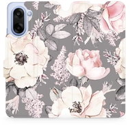 Mobiwear flip book for OnePlus Nord CE5 - Flowers - Phone Case