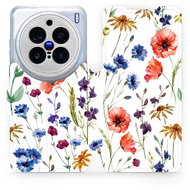 Mobiwear flip book for Vivo X200 Pro - Flower - Phone Case