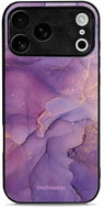 Mobiwear Glossy Apple iPhone 17 Pro Max lila márvány fényes tok - Védőtok