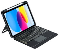 PrimeGuard Keyboard Cover for iPad 10 2022 black - Tablet Case With Keyboard