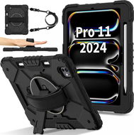 Sunny iPad Pro 11 (2024) fekete outdoor tok - Tablet tok