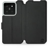 Mobiwear Soft Touch flip pro Xiaomi 14 - Černý - Phone Case