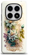 Mobiwear Odolné pouzdro Xiaomi Redmi Note 15 5 G - Elite Pro E014E Krémové květy - Protective Case