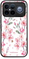 Mobiwear Lesklé pouzdro Glossy pro Poco F8 Ultra - G033G růžové květy - Phone Cover