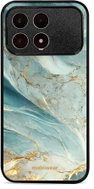 Mobiwear Lesklé pouzdro Glossy pro Poco F8 Pro - G022G zelenkavý mramor - Phone Cover