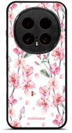 Mobiwear Lesklé pouzdro Glossy pro Honor Magic8 Pro - G033G růžové květy - Phone Cover