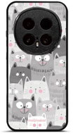 Mobiwear Lesklé pouzdro Glossy pro Honor Magic8 Pro - G045G kočičky - Phone Cover