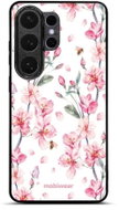 Mobiwear Lesklé pouzdro Glossy pro Samsung Galaxy S26 Ultra - G033G růžové květy - Phone Cover