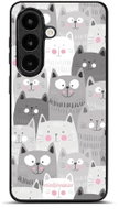 Mobiwear Lesklé pouzdro Glossy pro Samsung Galaxy S26 - G045G kočičky - Phone Cover