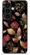 Mobiwear Lesklé pouzdro Glossy pro Samsung Galaxy S26 - G171G zlatavé lístky - Phone Cover